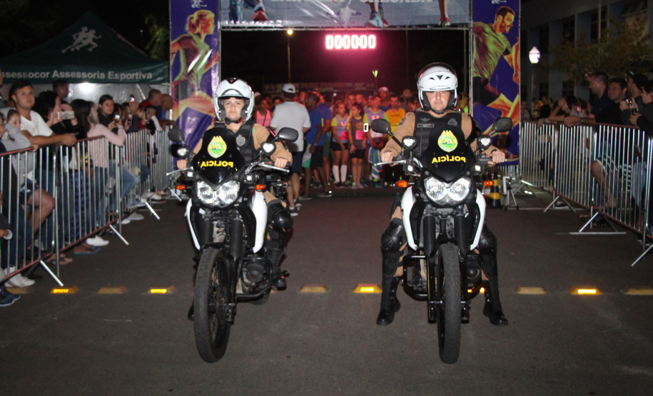 Corrida Noturna da PM tem mais de 500 participantes em Araucária (PR), na RMC. Foto: Soldado Fernando Chauchuti