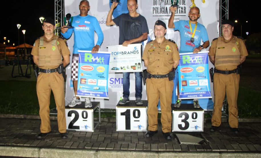 Corrida Noturna da PM tem mais de 500 participantes em Araucária (PR), na RMC. Foto: Soldado Fernando Chauchuti