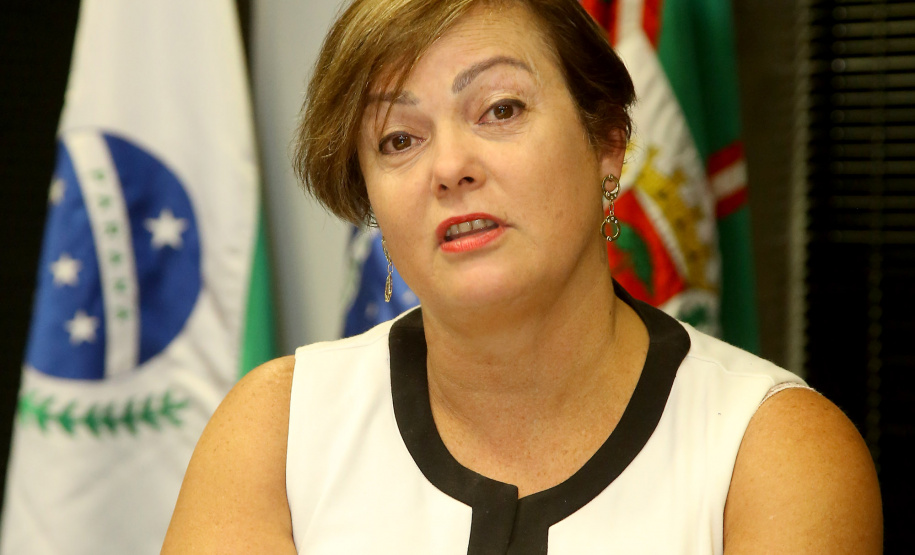 Delegada coordenadora das Delegacias da Mulher do Estado do Paraná, Márcia Rejeane Vieira Marcondes. Curitiba,22/03/2019 Foto:Jaelson Lucas / ANPr