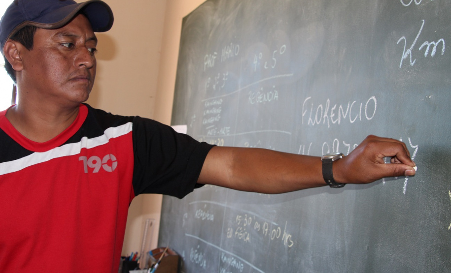 Museu Paranaense promove curso de língua e cultura kaingang. Na foto, o pedagogo Florêncio Rekayg Fernandes, que vai ministrar o curso de Língua e Cultura Kaingang  -   Curitiba, 25/03/2019  -  Foto:  Divulgação