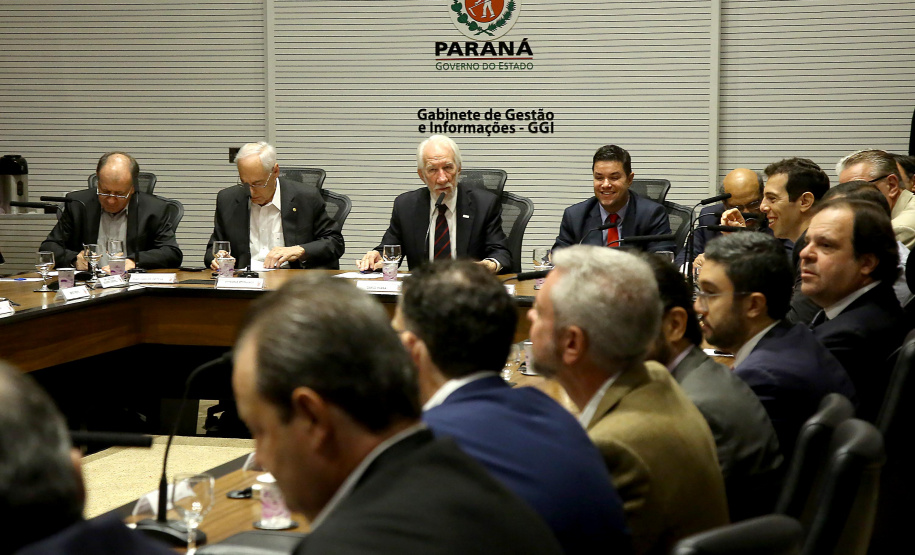 Vice-governador Darci Piana coordena Reunião com Secretariado, com a apresentação da Secretaria da Educação. - Curitiba, 26/03/2019 - Foto: Jaelson Lucas/ANPr