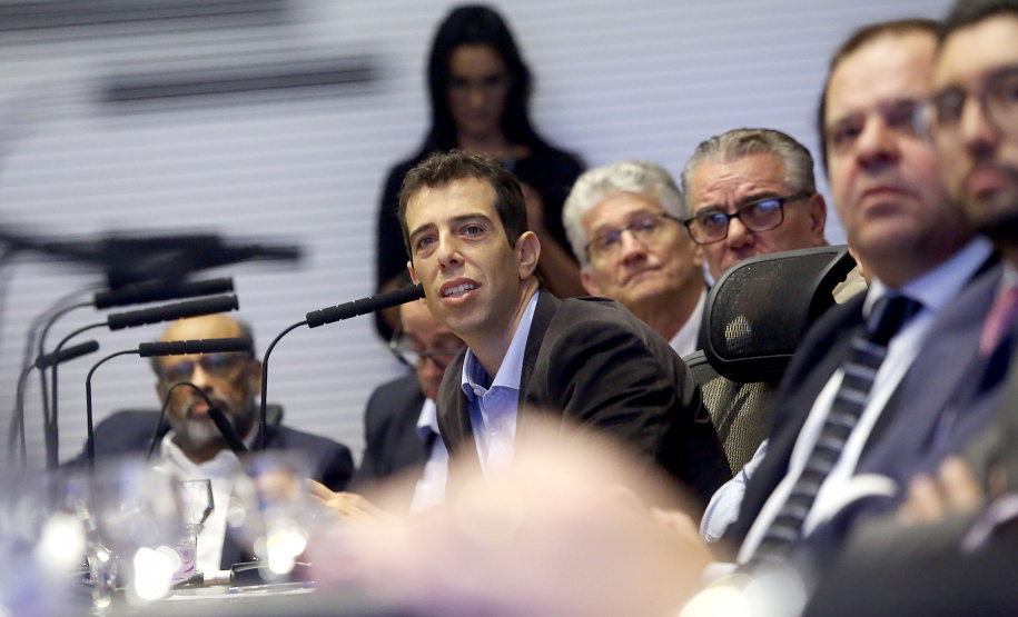 Vice-governador Darci Piana coordena Reunião com Secretariado, com a apresentação da Secretaria da Educação. Na foto, secretário Renato Feder - Curitiba, 26/03/2019 - Foto: Jaelson Lucas/ANPr