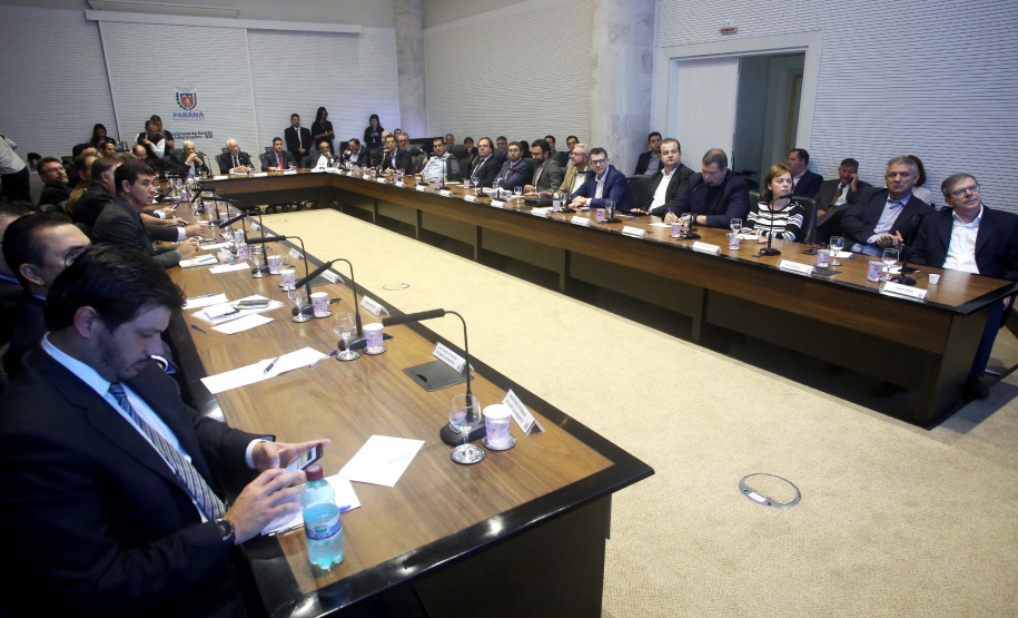 Vice-governador Darci Piana coordena Reunião com Secretariado, com a apresentação da Secretaria da Educação. - Curitiba, 26/03/2019 - Foto: Jaelson Lucas/ANPr