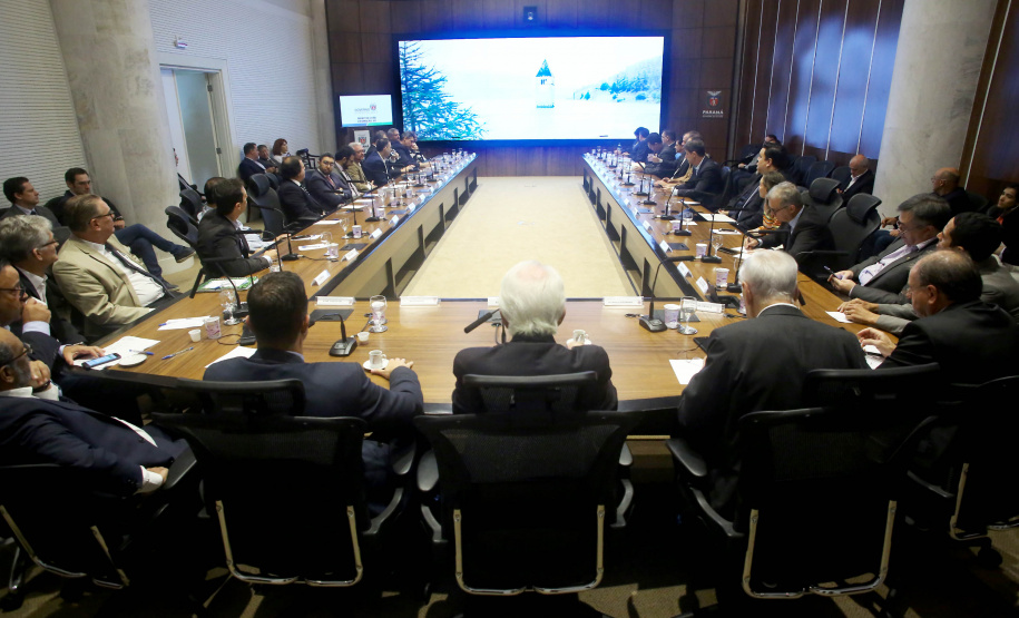 Vice-governador Darci Piana coordena Reunião com Secretariado, com a apresentação da Secretaria da Educação. - Curitiba, 26/03/2019 - Foto: Jaelson Lucas/ANPr