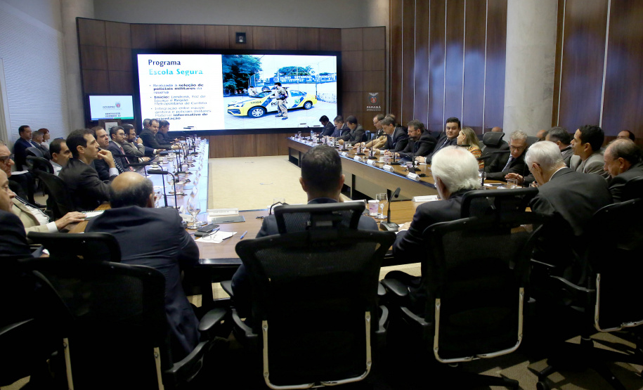 Vice-governador Darci Piana coordena Reunião com Secretariado, com a apresentação da Secretaria da Educação. - Curitiba, 26/03/2019 - Foto: Jaelson Lucas/ANPr