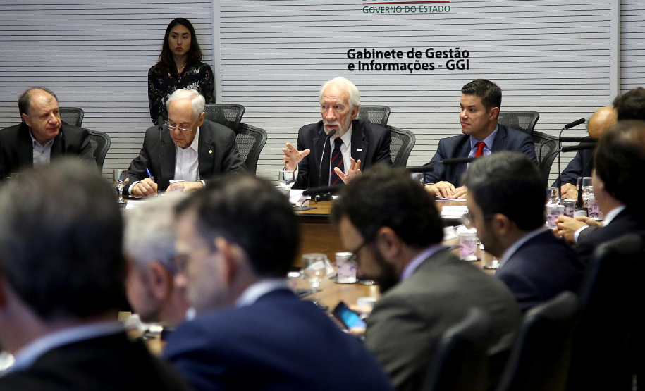 Vice-governador Darci Piana coordena Reunião com Secretariado, com a apresentação da Secretaria da Educação. - Curitiba, 26/03/2019 - Foto: Jaelson Lucas/ANPr