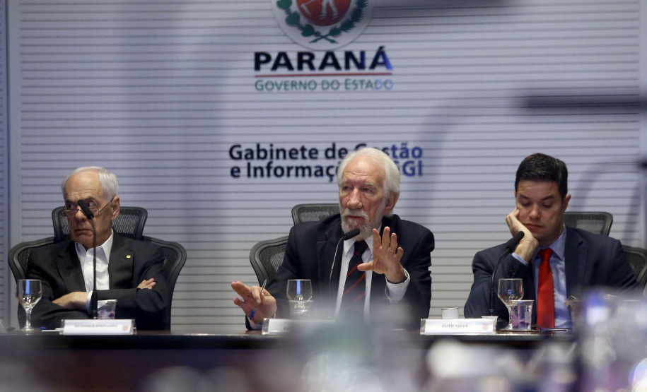Vice-governador Darci Piana coordena Reunião com Secretariado, com a apresentação da Secretaria da Educação. - Curitiba, 26/03/2019 - Foto: Jaelson Lucas/ANPr