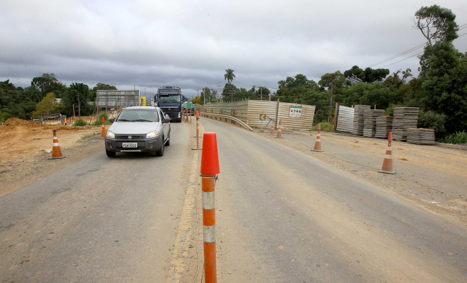 Rodovia da Uva - Obras - Colombo. Foto: Jaelson Lucas/ANPr