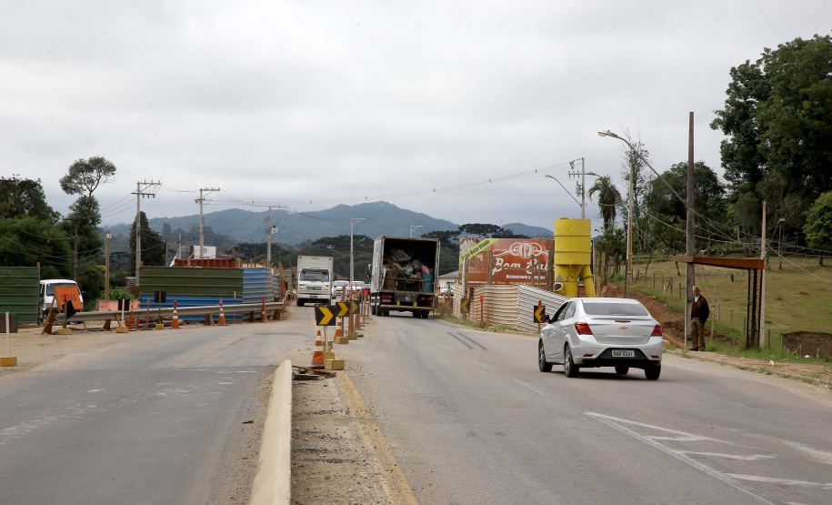 Rodovia da Uva - Obras - Colombo. Foto: Jaelson Lucas/ANPr