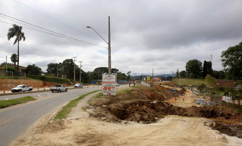 Rodovia da Uva - Obras - Colombo. Foto: Jaelson Lucas/ANPr