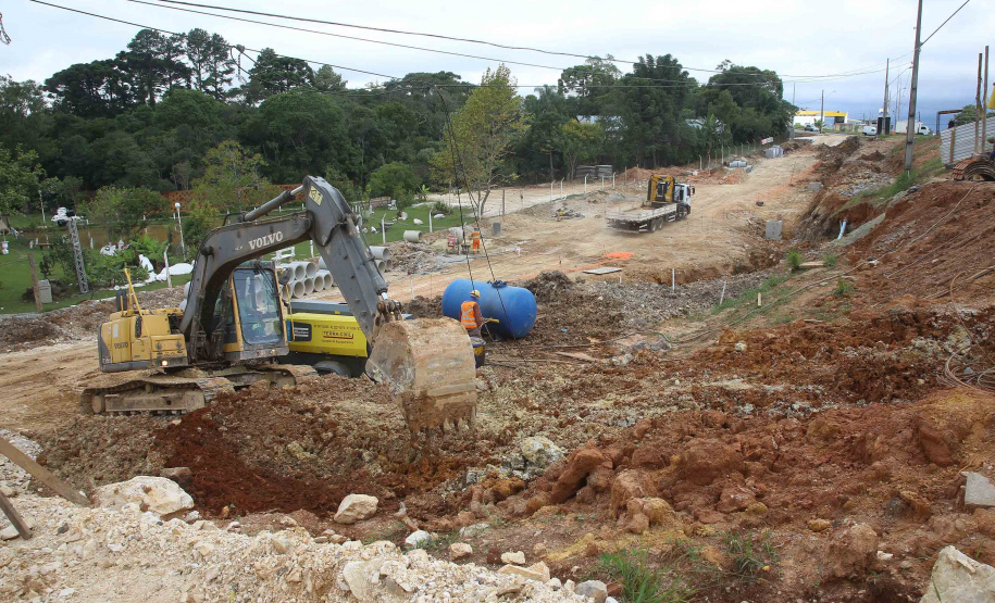 Rodovia da Uva - Obras - Colombo. Foto: Jaelson Lucas/ANPr