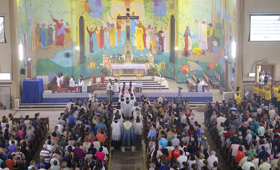 Santuário Nossa Senhora Aparecida, em Astorga. Foto:santuarioastorga.com.br
