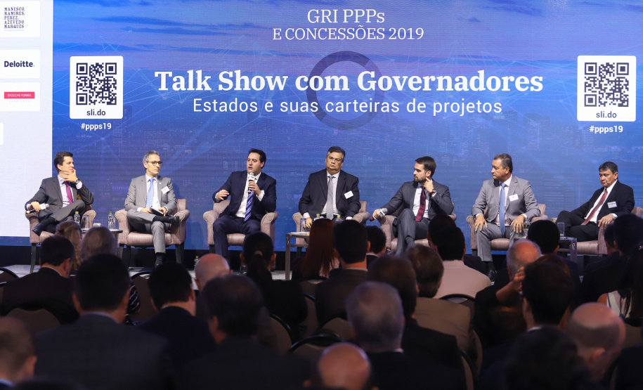 Governador Carlos Massa Ratinho Júnior participa da 3ª edição do evento GRI PPPs e Concessões Brasil, em São Paulo.
São Paulo, 28/03/2019 - Foto: Rodrigo Félix Leal/ANPr