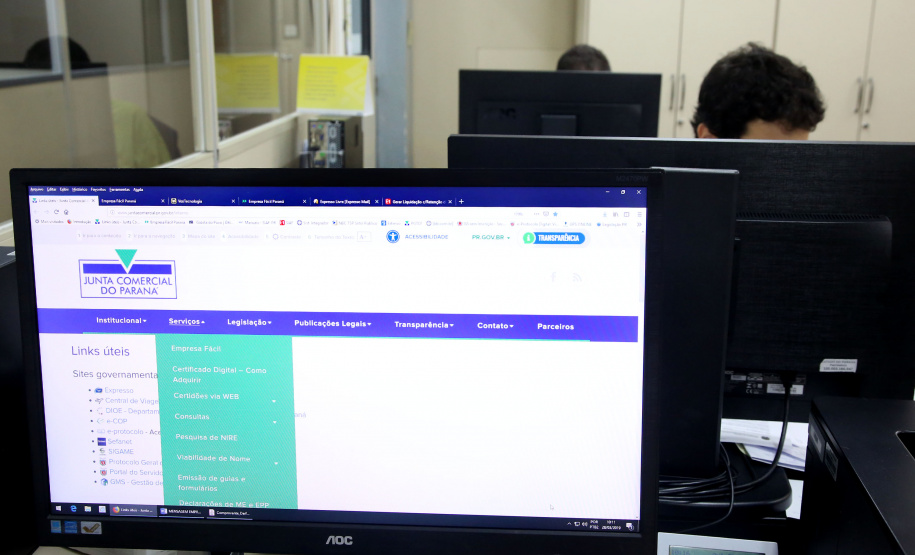 Junta Comercial do Paraná - Curitiba, 28/03/2019 - Foto: Jaelson Lucas/ANPr