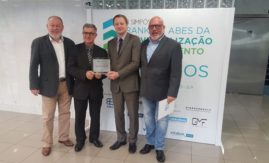 Na véspera de completar seu 326º aniversário, Curitiba foi a única capital do Brasil a ser premiada com a mais alta pontuação do II Ranking Abes da Universalização do Saneamento.  Curitiba, 28/03/2019  -  Foto: Divulgação Sanepar