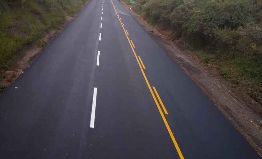 PR-280 (União da Vitória), 5,94 km.trecho recuperado com tapa-buracos e recapeamento  -  Curitiba, 02/04/2019  -  Foto: Divulgação DER/SEIL
