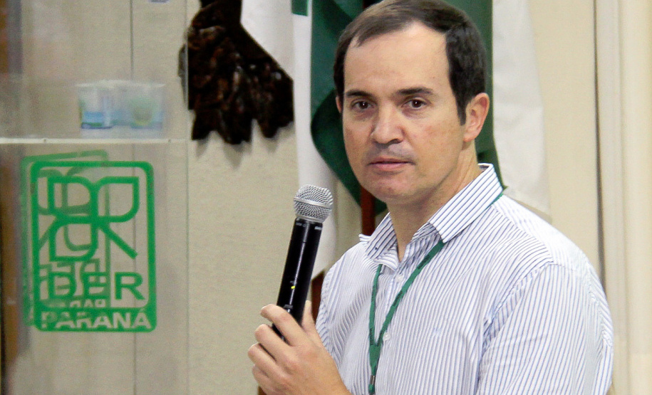 Diretor-geral do DER, João Alfredo Zampieri, participou da primeira unidade de Escola de Trânsito   -  Foto: Divulgação DER