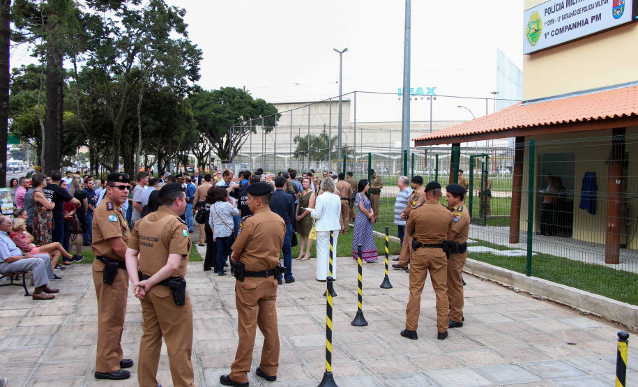 02-04-2019 Inauguração da Nova Sede da 1ª Cia do 13º BPM Curitiba, 02 de abril de 2019. Inauguração da Nova Sede da 1ª Cia do 13º BPM - Curitiba, 02/04/2019 - Foto: Soldado Amanda Morais