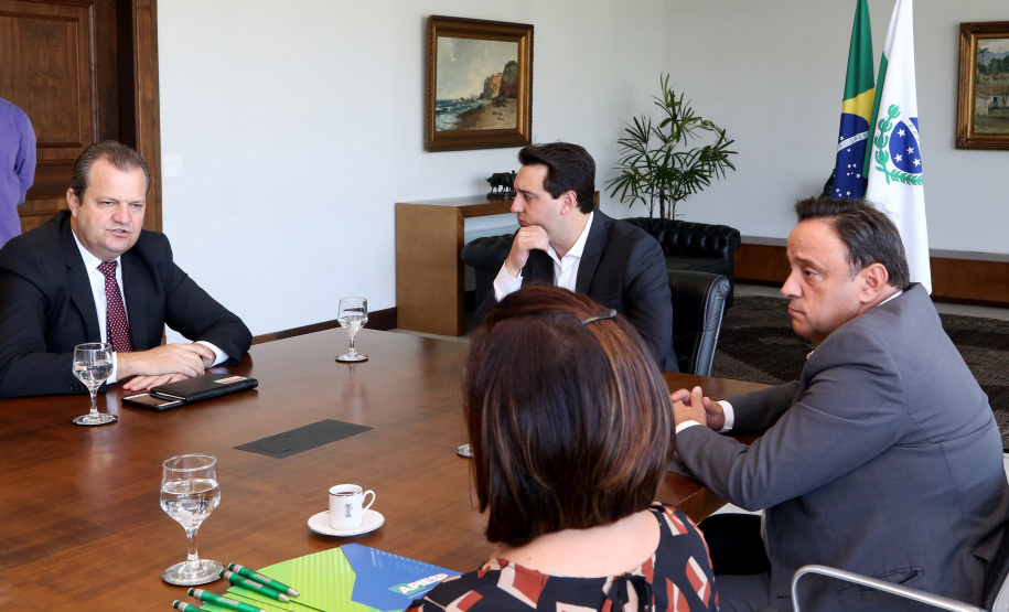 03/04/2019 - Governador Carlos Massa Ratinho Junior, recebe reitores das universidades do Paraná.
Foto Gilson Abreu/Anpr