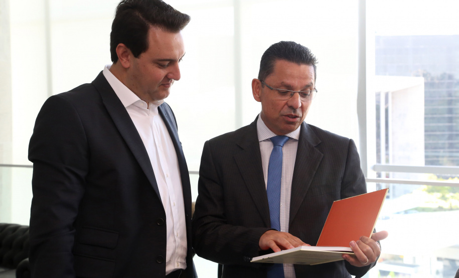 03/04/2019 - Governador Carlos Massa Ratinho Junior, recebe reitores das universidades do Paraná.
Foto Gilson Abreu/Anpr