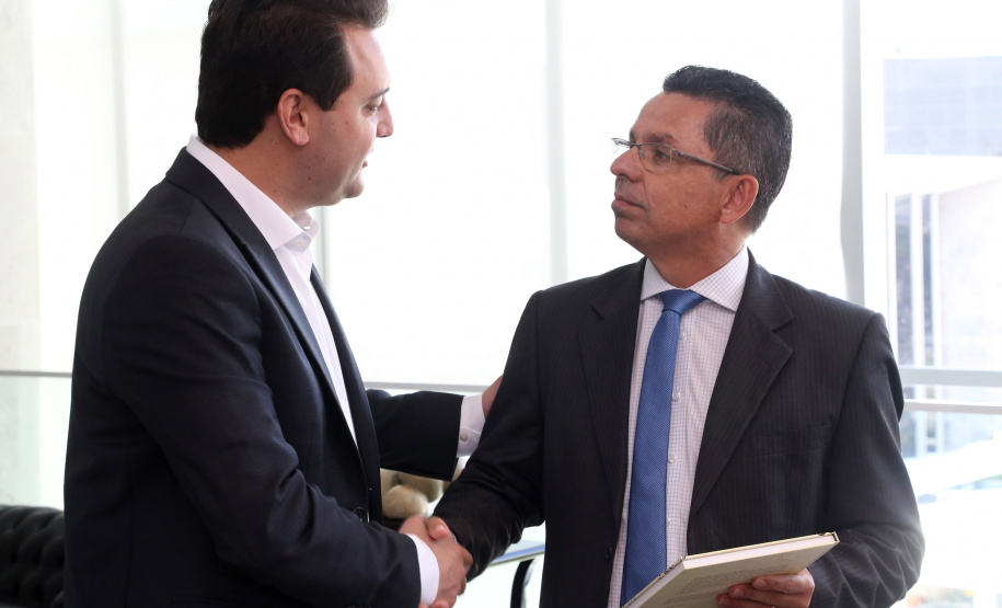 03/04/2019 - Governador Carlos Massa Ratinho Junior, recebe reitores das universidades do Paraná.
Foto Gilson Abreu/Anpr