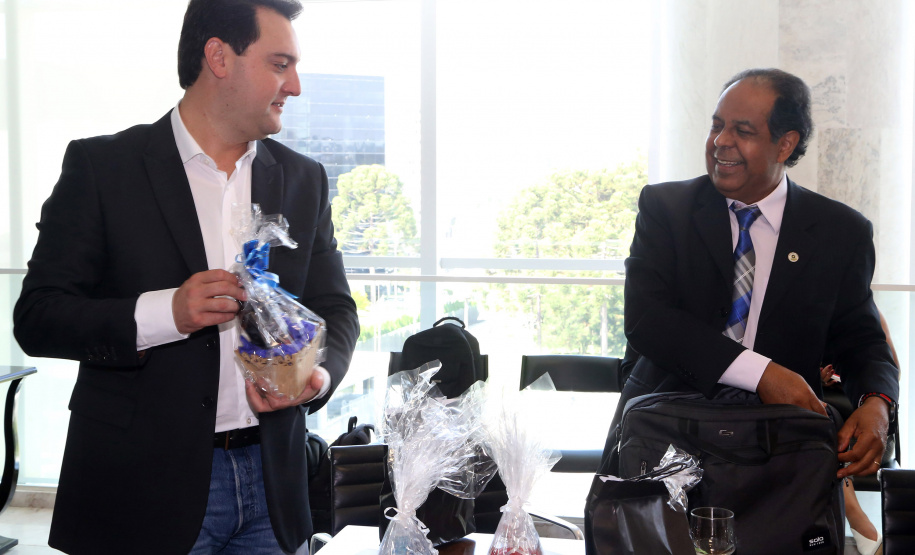 03/04/2019 - Governador Carlos Massa Ratinho Junior, recebe reitores das universidades do Paraná.
Foto Gilson Abreu/Anpr