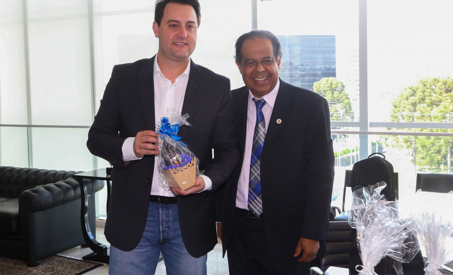 03/04/2019 - Governador Carlos Massa Ratinho Junior, recebe reitores das universidades do Paraná.
Foto Gilson Abreu/Anpr