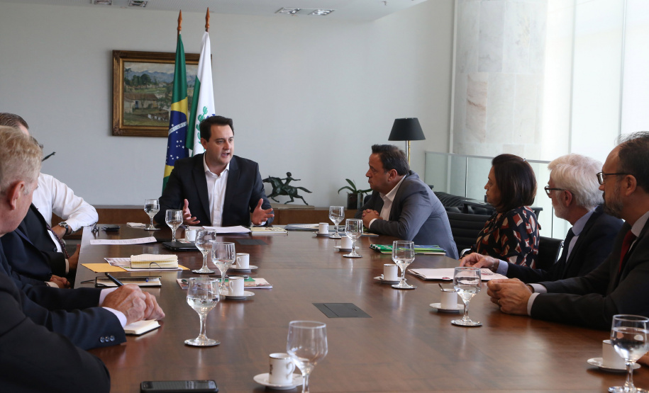 03/04/2019 - Governador Carlos Massa Ratinho Junior, recebe reitores das universidades do Paraná.
Foto Gilson Abreu/Anpr