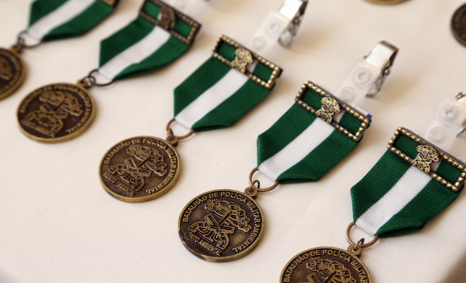 Batalhão da Policia Ambiental comemora 62 anos, vice governador Darci Piana recebe medalha do mérito ambiental.
Foto Gilson Abreu/ANPr