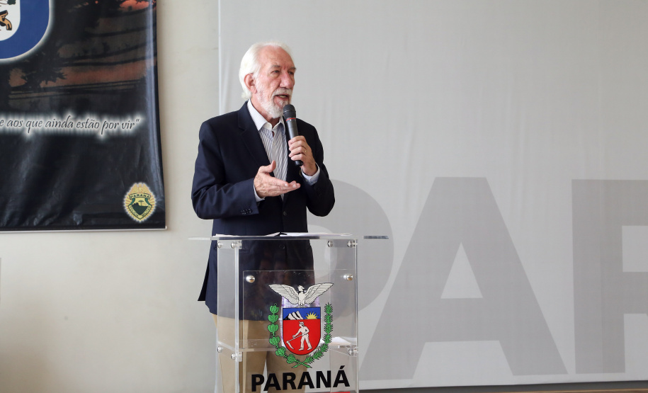 Batalhão da Policia Ambiental comemora 62 anos, vice governador Darci Piana recebe medalha do mérito ambiental.
Foto Gilson Abreu/ANPr