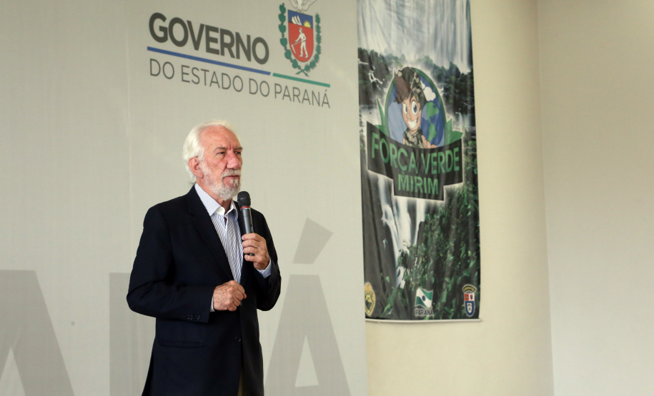 Batalhão da Policia Ambiental comemora 62 anos, vice governador Darci Piana recebe medalha do mérito ambiental.
Foto Gilson Abreu/ANPr