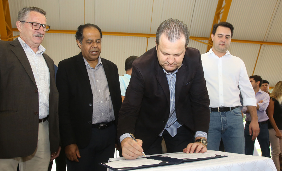 Governador Carlos Massa Ratinho Júnior inaugura em Guarapuava a nova sede do Colégio Estadual Leni Marlene Jacob  -  Guarapuava, 04/04/2019  -  Foto: Jaelson Lucas/ANPr