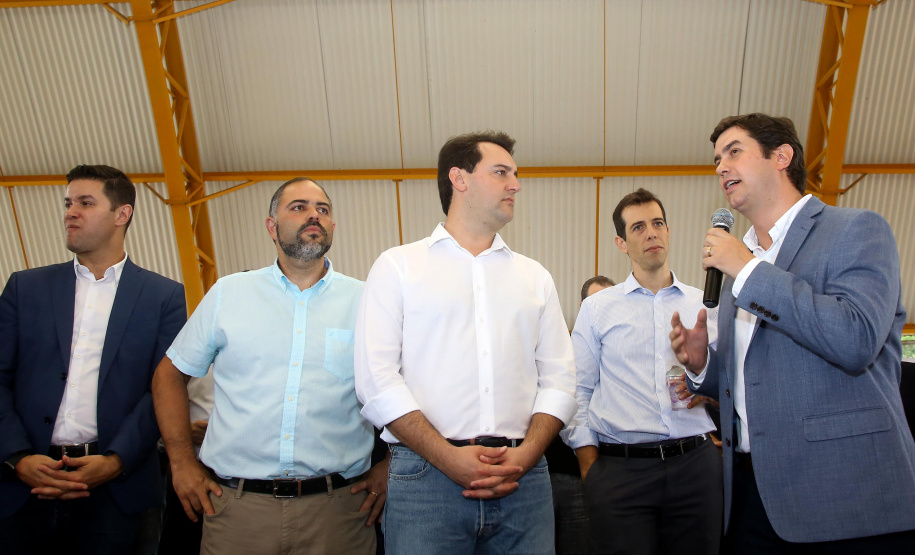 Governador Carlos Massa Ratinho Júnior inaugura em Guarapuava a nova sede do Colégio Estadual Leni Marlene Jacob  -  Guarapuava, 04/04/2019  -  Foto: Jaelson Lucas/ANPr