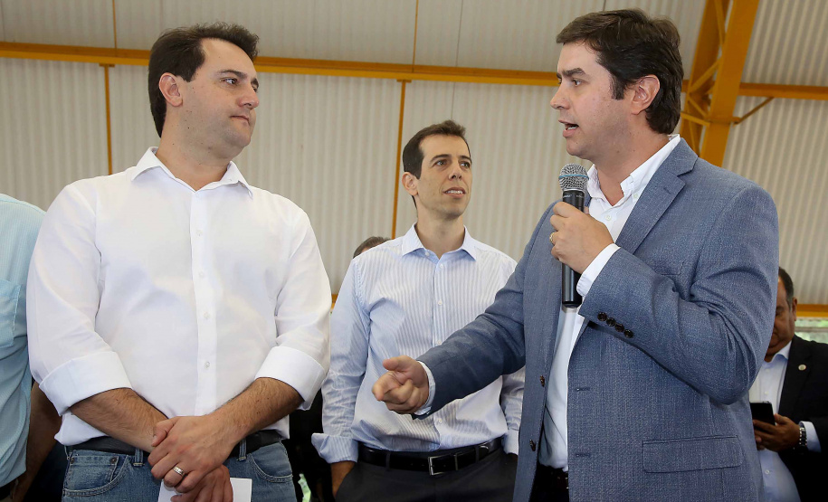 Governador Carlos Massa Ratinho Júnior inaugura em Guarapuava a nova sede do Colégio Estadual Leni Marlene Jacob  -  Guarapuava, 04/04/2019  -  Foto: Jaelson Lucas/ANPr