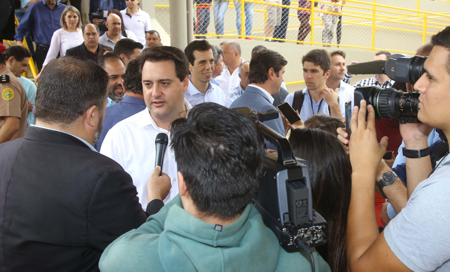 |Governador Carlos Massa Ratinho Júnior inaugura em Guarapuava a nova sede do Colégio Estadual Pedro Carli  -  Guarapuava, 04/04/2019  -  Foto: Jaelson Lucas/ANPr