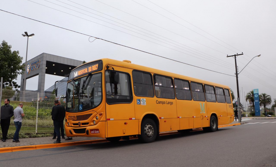 Entrou em operação nesta segunda-feira (08) a linha Tubo Ferrari/Hospital do Rocio, que permitirá a ligação ao Hospital, em Campo Largo, saindo da Estação Tubo Ferrari. Foto: COMEC