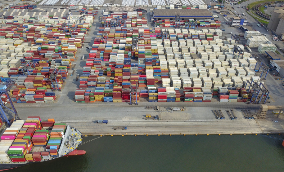 04/2019 - Porto de Paranaguá. Foto: José Fernando Ogura/ANPr