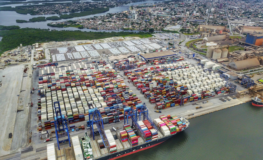 04/2019 - Porto de Paranaguá. Foto: José Fernando Ogura/ANPr