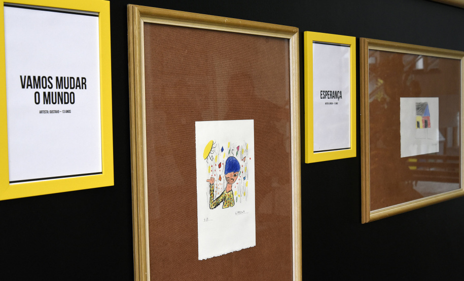 "Voz", exposição no Centro Juvenil de Artes Plásticas(CJAP).Curitiba, 08 de abril de 2019.Foto: Kraw Penas