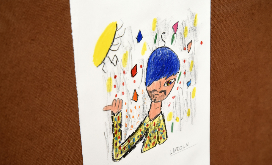 "Voz", exposição no Centro Juvenil de Artes Plásticas(CJAP).Curitiba, 08 de abril de 2019.Foto: Kraw Penas