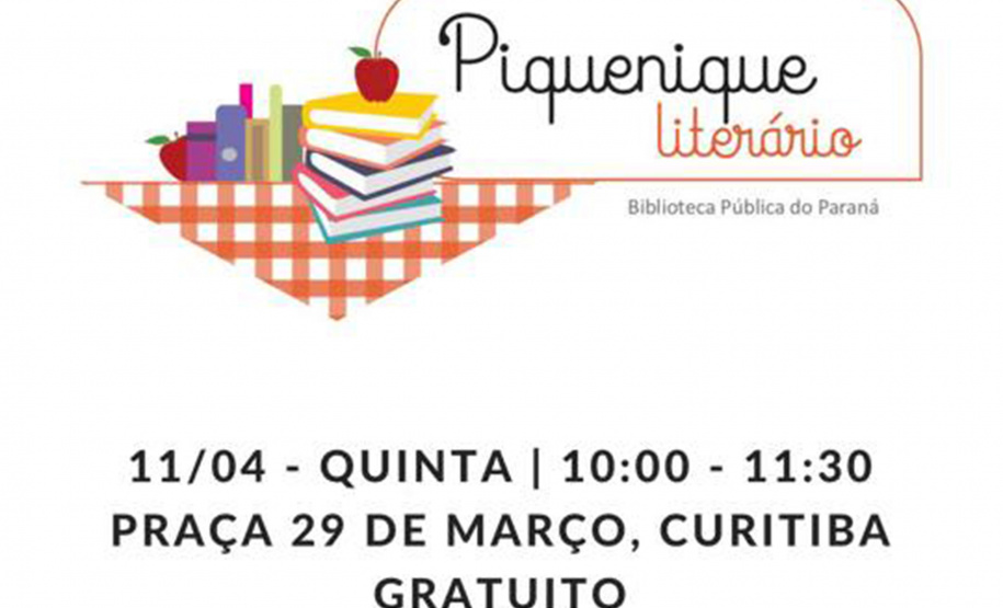 A Biblioteca Pública do Paraná promove nesta quinta-feira (11) mais uma edição do Piquenique Literário — projeto que leva contação de histórias, oficinas e rodas de leituras para espaços ao ar livre da cidade.  _  Foto: Divulgação BPP