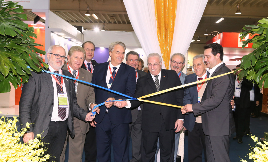 Governador Carlos Massa Ratinho Júnior abre a Mercosuper 2019 -  38ª Feira e Convenção Paranaense de Supermercados  -  Pinhais, 09/04/2019  -  Foto: Gilson Abreu/ANPr
