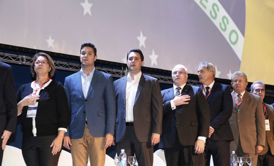 Governador Carlos Massa Ratinho Júnior abre a Mercosuper 2019 -  38ª Feira e Convenção Paranaense de Supermercados  -  Pinhais, 09/04/2019  -  Foto: Gilson Abreu/ANPr