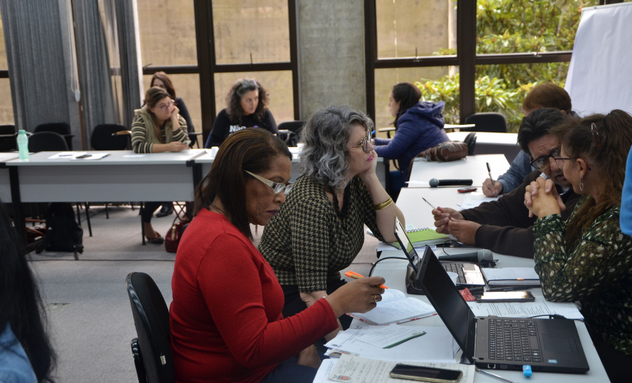 Representantes do Conselho Estadual de Segurança Alimentar e Nutricional (Consea/PR) reuniram-se nos dias 8 e 9 de abril para debater o desenvolvimento de políticas públicas para o setor e o modelo da Conferência Estadual de Segurança Alimentar e Nutricional 2019, agendada para os dias 4 e 5 de agosto.  -  Curitiba, 10/04/2019  -  Foto: Divulgação SESA