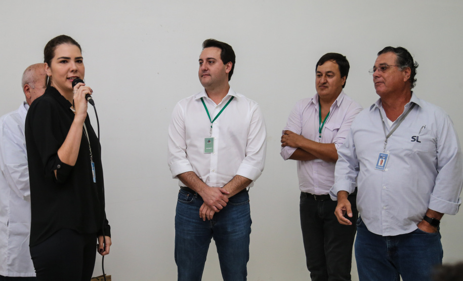 O governador Carlos Massa Ratinho Junior  visita a SL Alimentos em Mauá da Serra nesta quarta-feira (10).  Londrina, 10/04/2019 -  Foto: Geraldo Bubniak/ANPr