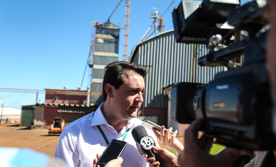 O governador Carlos Massa Ratinho Junior  visita a SL Alimentos em Mauá da Serra nesta quarta-feira (10).  Londrina, 10/04/2019 -  Foto: Geraldo Bubniak/ANPr