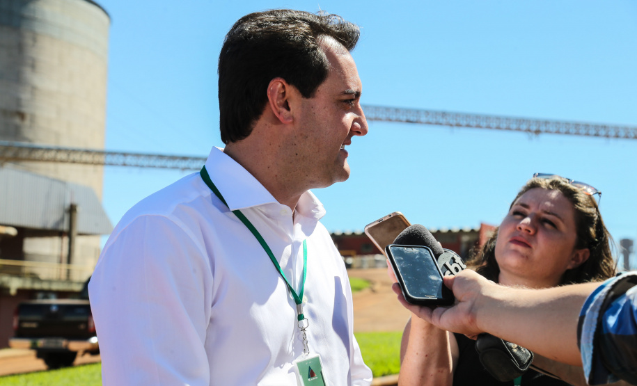 O governador Carlos Massa Ratinho Junior  visita a SL Alimentos em Mauá da Serra nesta quarta-feira (10).  Londrina, 10/04/2019 -  Foto: Geraldo Bubniak/ANPr