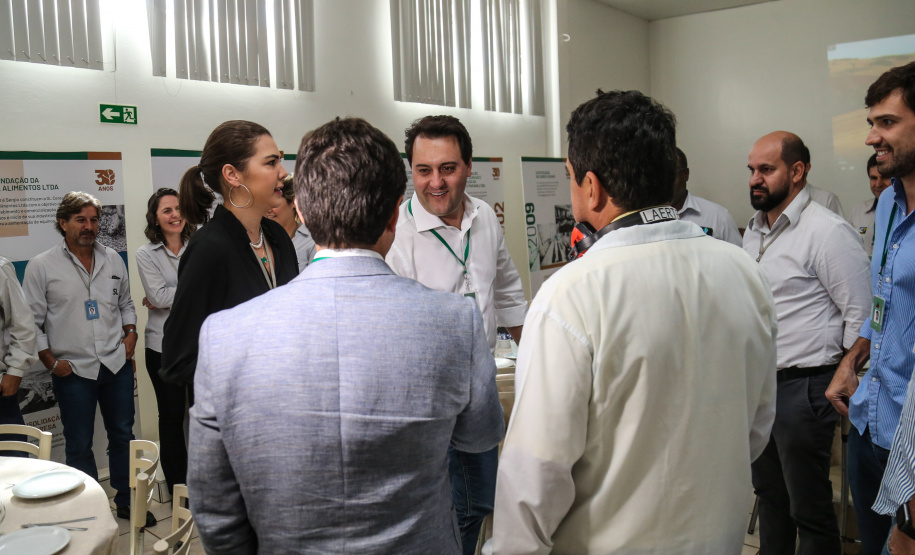 O governador Carlos Massa Ratinho Junior  visita a SL Alimentos em Mauá da Serra nesta quarta-feira (10).  Londrina, 10/04/2019 -  Foto: Geraldo Bubniak/ANPr