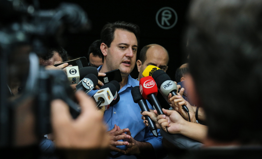 O governador Carlos Massa Ratinho Junior participa da Expolondrina nesta quarta-feira (10). Londrina, 10/04/2019 - Foto: Geraldo Bubniak/ANPr