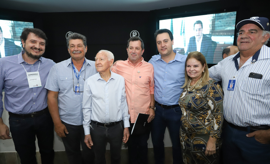 O governador Carlos Massa Ratinho Junior participa de coletiva na Expolondrina nesta quarta-feira (10). Londrina, 10/04/2019 - Foto: Rodrigo Félix Leal/ANPr